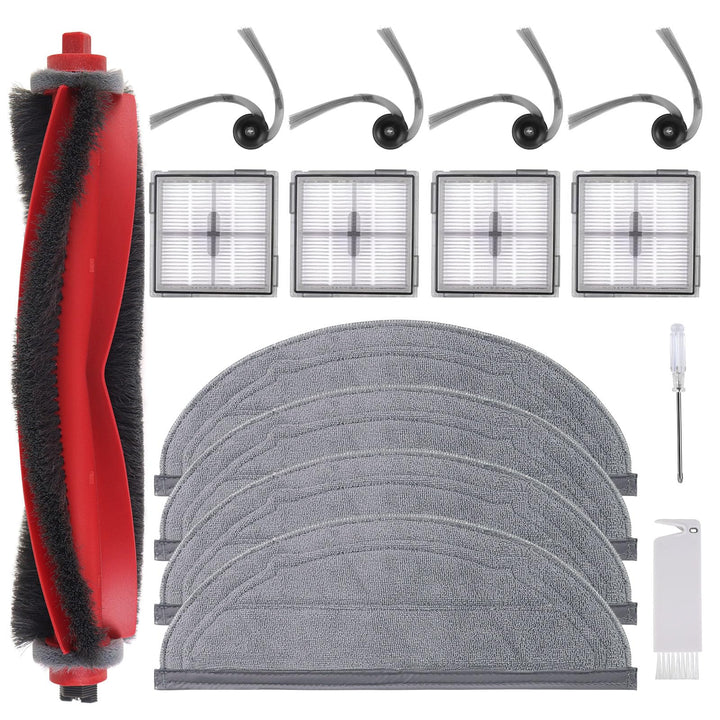 VIEWALL Q10 S5+ Zubehör für Roborock Q10 S5+,Q10 S5 Staubsauger,1 Hauptbürsten,4 HEPA-Filter,4 Wisch