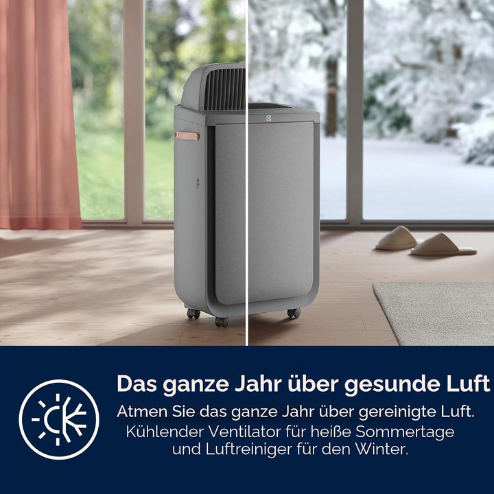 Electrolux EPU72571UG Pure Multi 700 Luftreiniger 2 in 1 mit Lüfter, angeschlossen, 4-stufiger Filte