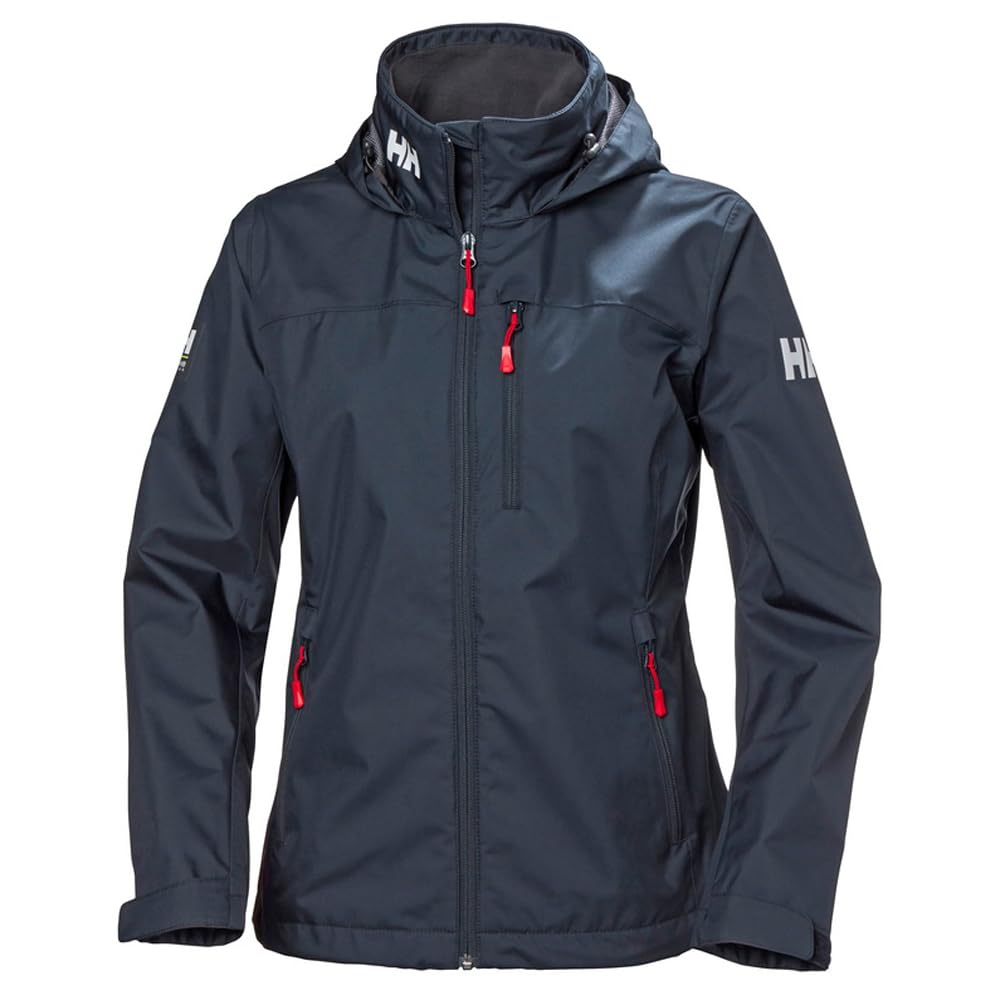 Helly Hansen Damen Crew Hooded Jacke XS Marineblau, XS Marineblau