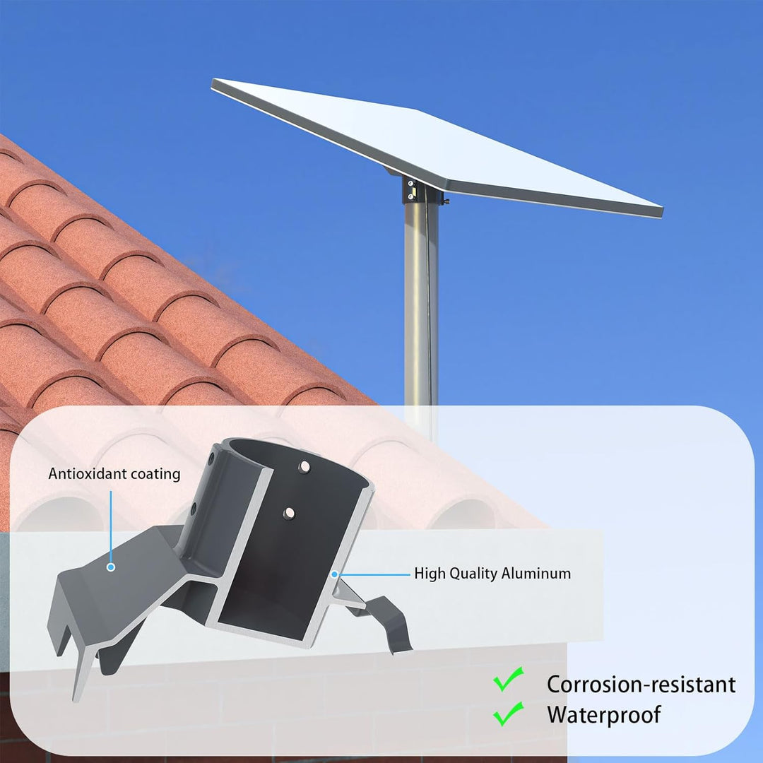 HOLACA Aufgerüstete Starlink Gen 3 Rohradapter, Dachrohr Halterung Metalladapter für Variable Mastgr