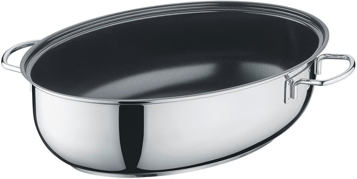 Berndes Edelstahlbräter 7,7 L mit Deckel – 38x25,5 cm - Kochtopf zum Schmoren und Braten - für alle