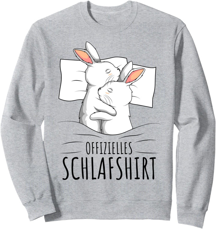 Offizielles Schlafshirt Hase Kaninchen Sweatshirt
