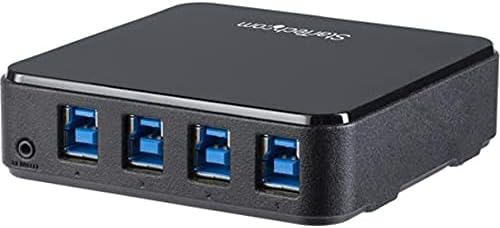 StarTech.com USB 3.0 Sharing Switch 4x4 für Peripheriegeräte - USB Umschalter für Mac / Windows / Li