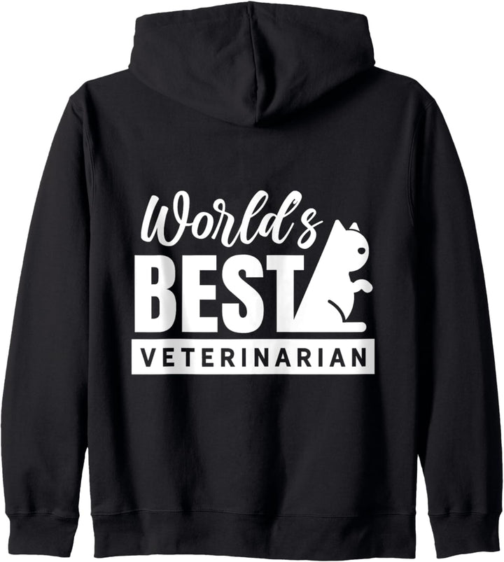 Der Beste Tierarzt Der Welt Veterinär Tierärzte Tierärztin Kapuzenjacke