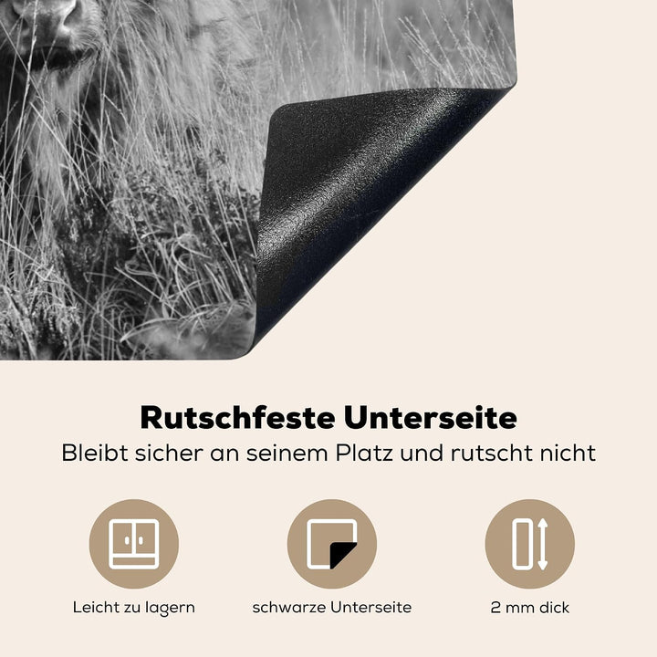 KitchenYeah© Herdabdeckplatte Einteilig Ceranfeld Abdeckplatte Küche Deko Ceranfeldabdeckung Herdabd