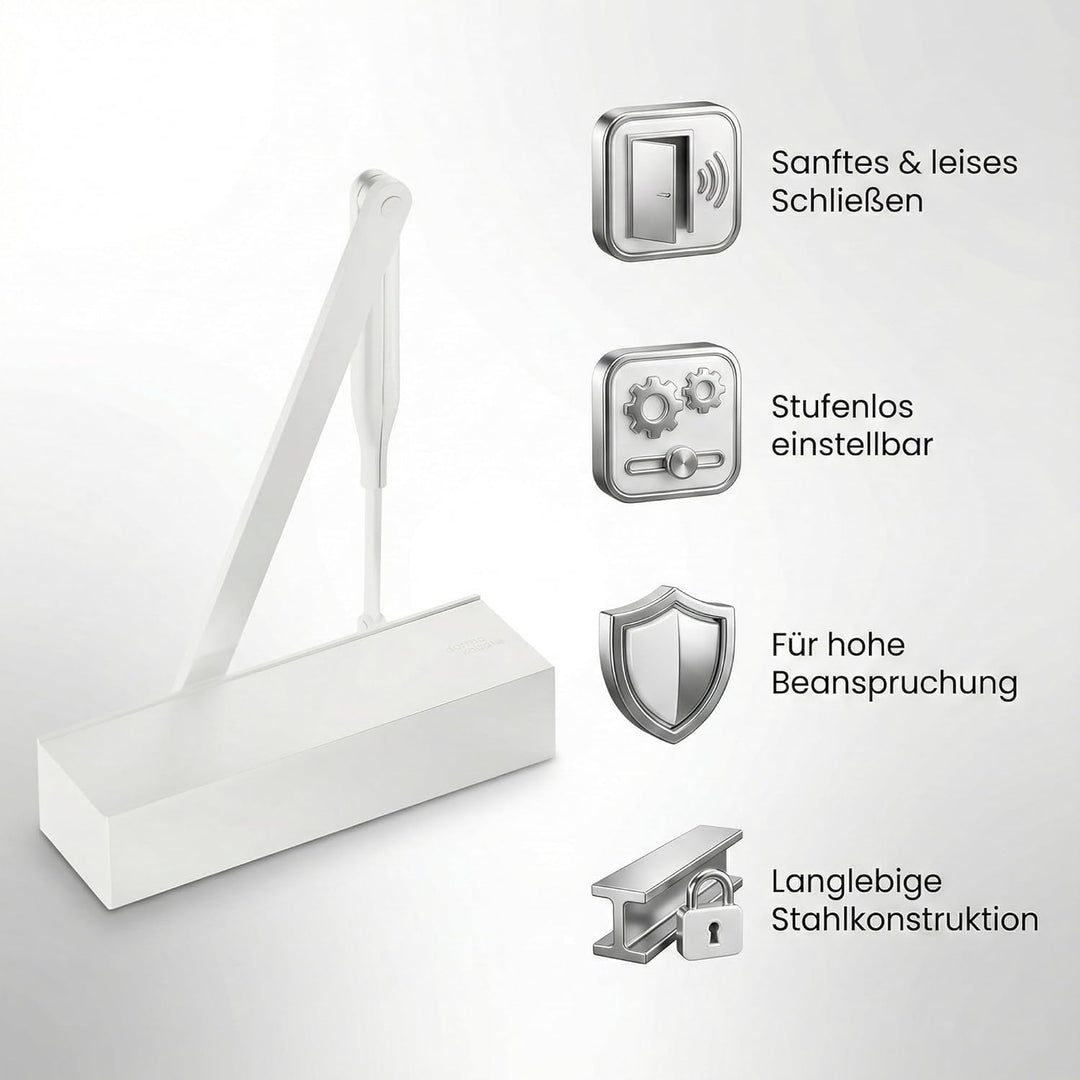 Obentürschliesser Dormakaba TS 72 - RAL9016