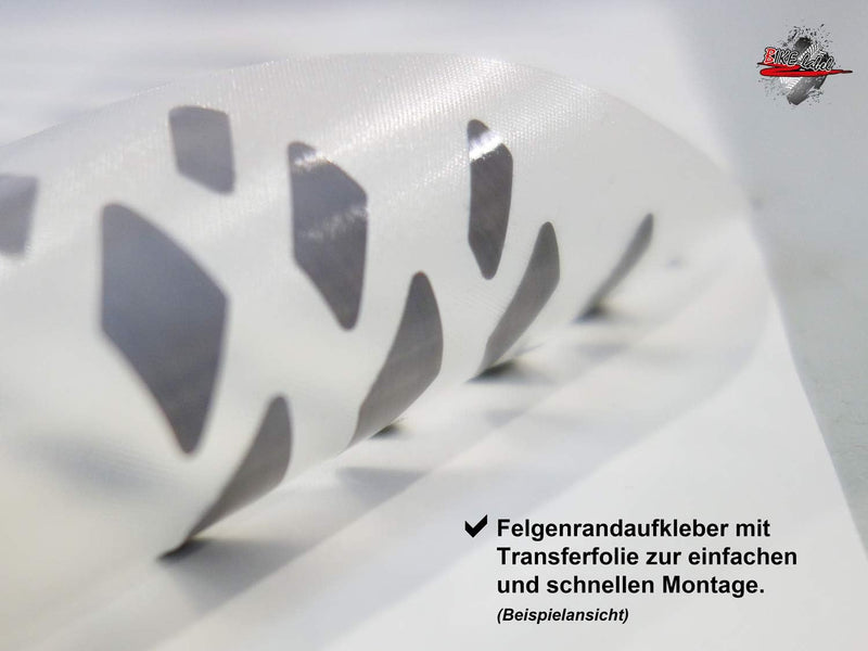 Felgenrand Aufkleber 1000 blau weiss rot kompatibel für BMW 710034