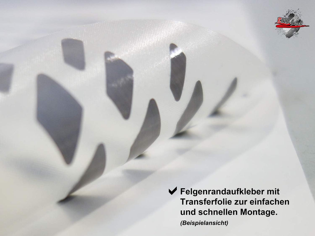 Felgenrand Aufkleber 1000 blau weiss rot kompatibel für BMW 710034