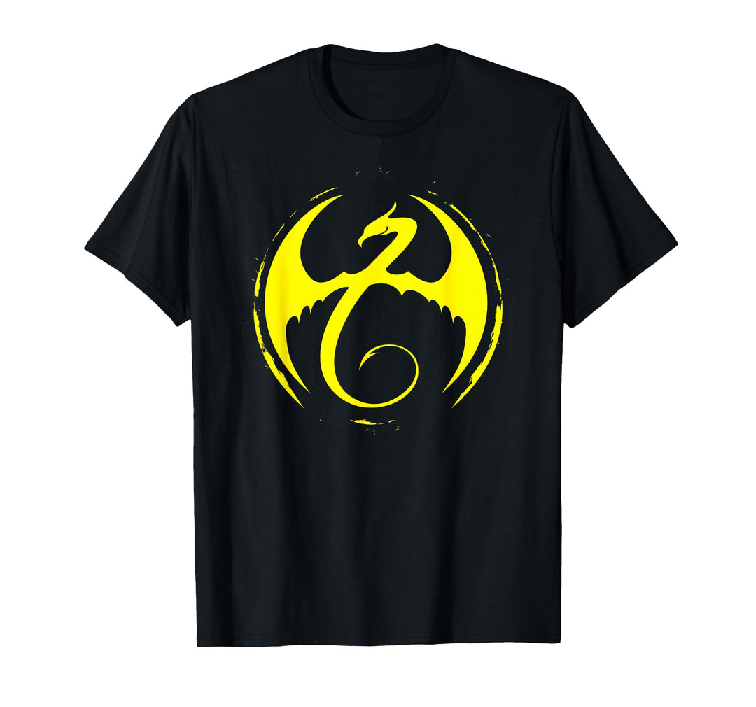 Men's Marvel Iron Fist Classic Dragon Logo Graphic T-Shirt Large Kelly Green