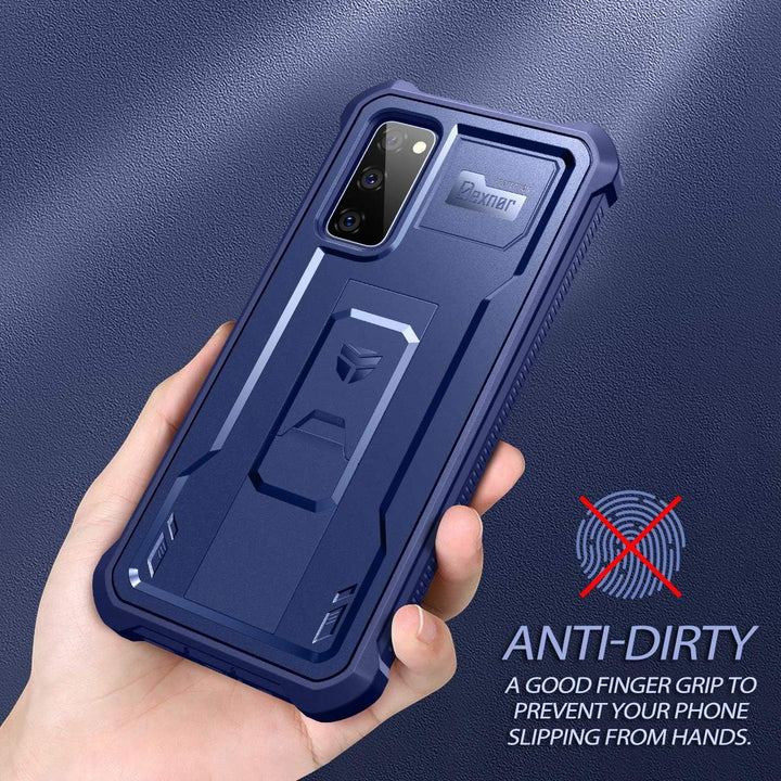 Dexnor Hülle Kompatibel mit Samsung Galaxy S20 FE 5G 6,5" (Not Fit S20) mit Integriertem Displayschu