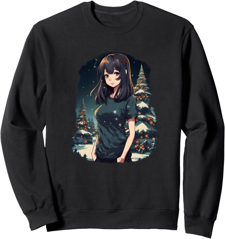 Anime Weihnachts Design zu Weihnachten Sweatshirt