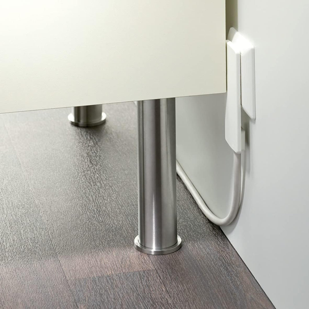 Schuko-Stecker weiss flach Verlängerung Flachstecker Evoline Plug mit 35 cm Kabel