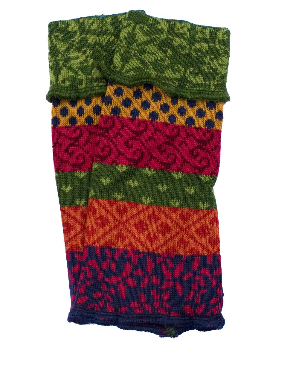 Invero, Merino Armstulpen Evi, 100% Wolle Bonbon, Bonbon