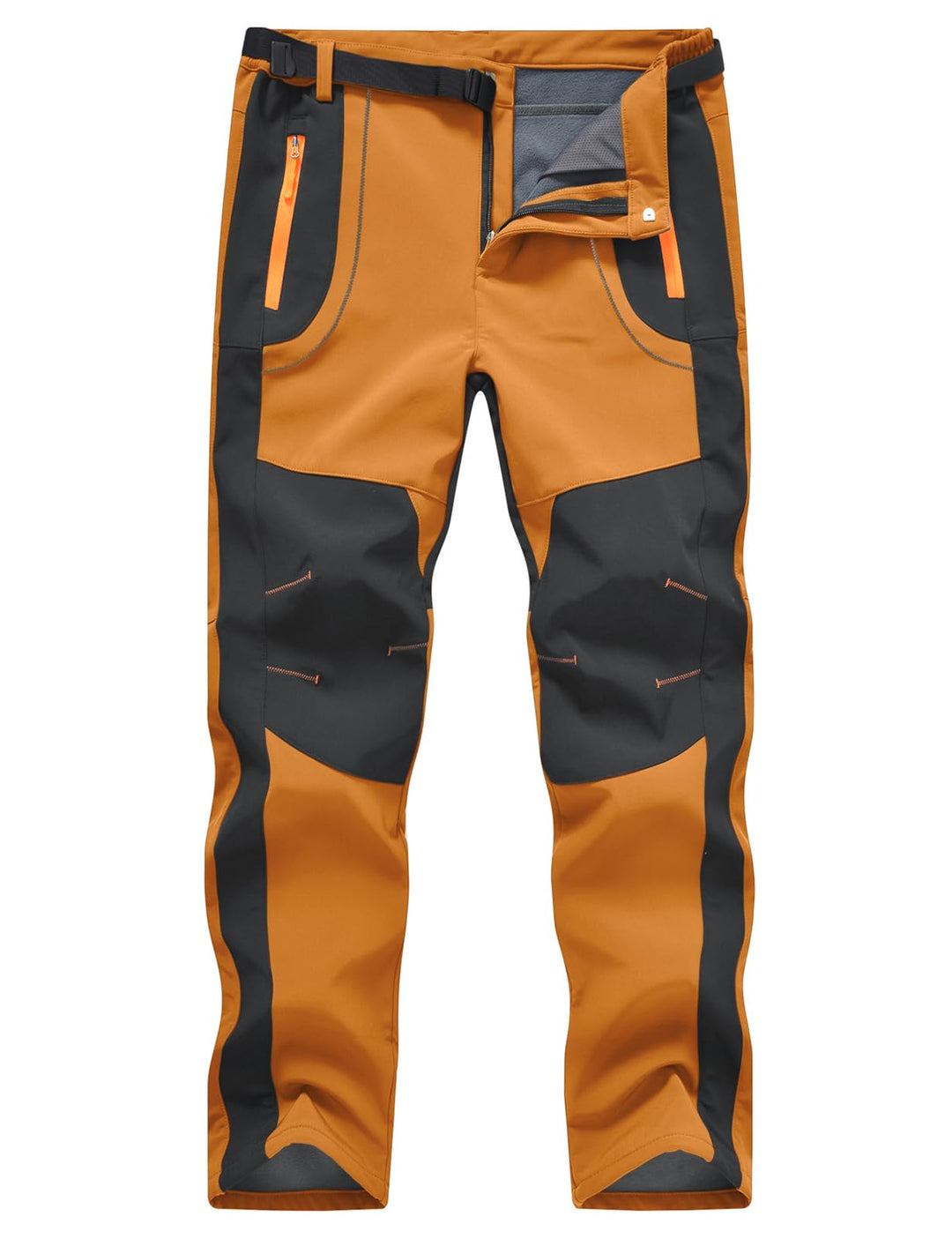 Herren Wanderhose Gefüttert Winterhose Wasserdicht Winddicht Warm Verdickte Softshellhose Outdoorhos