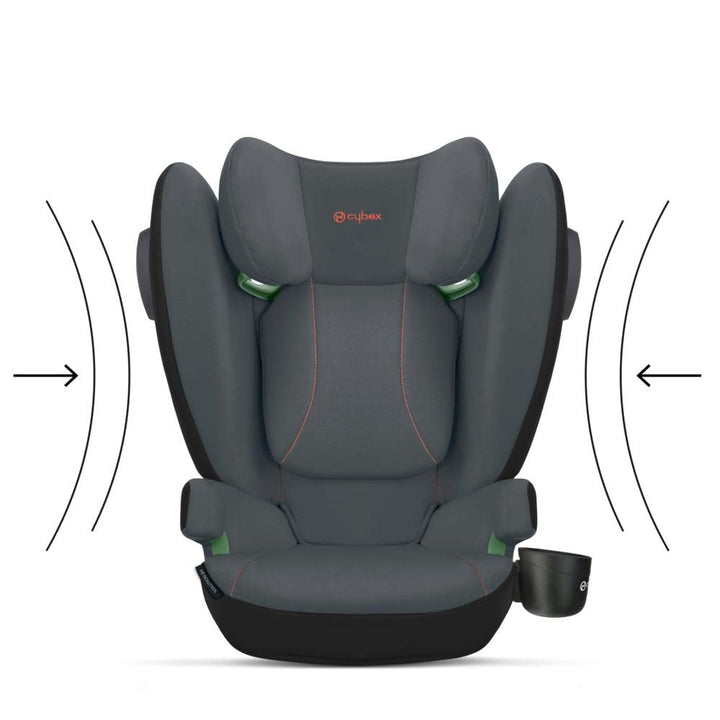CYBEX Silver Autositz Solution B2 i-Fix, Inkl. Getränkehalter, Für Autos mit und ohne ISOFIX, Ab ca.