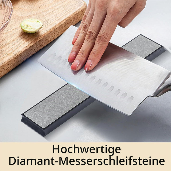 8 Stück Schleifstein Set, Diamant Schleifstein Kochmesser Schleif,Messerschärfer-Stein, Abziehstein