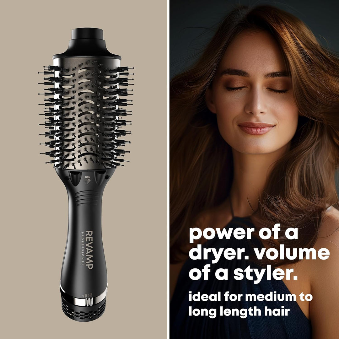 Revamp Progloss Perfect Blow Dry Air Styler - 4 in 1 Multifunktionale professionelle Bürste zum Troc