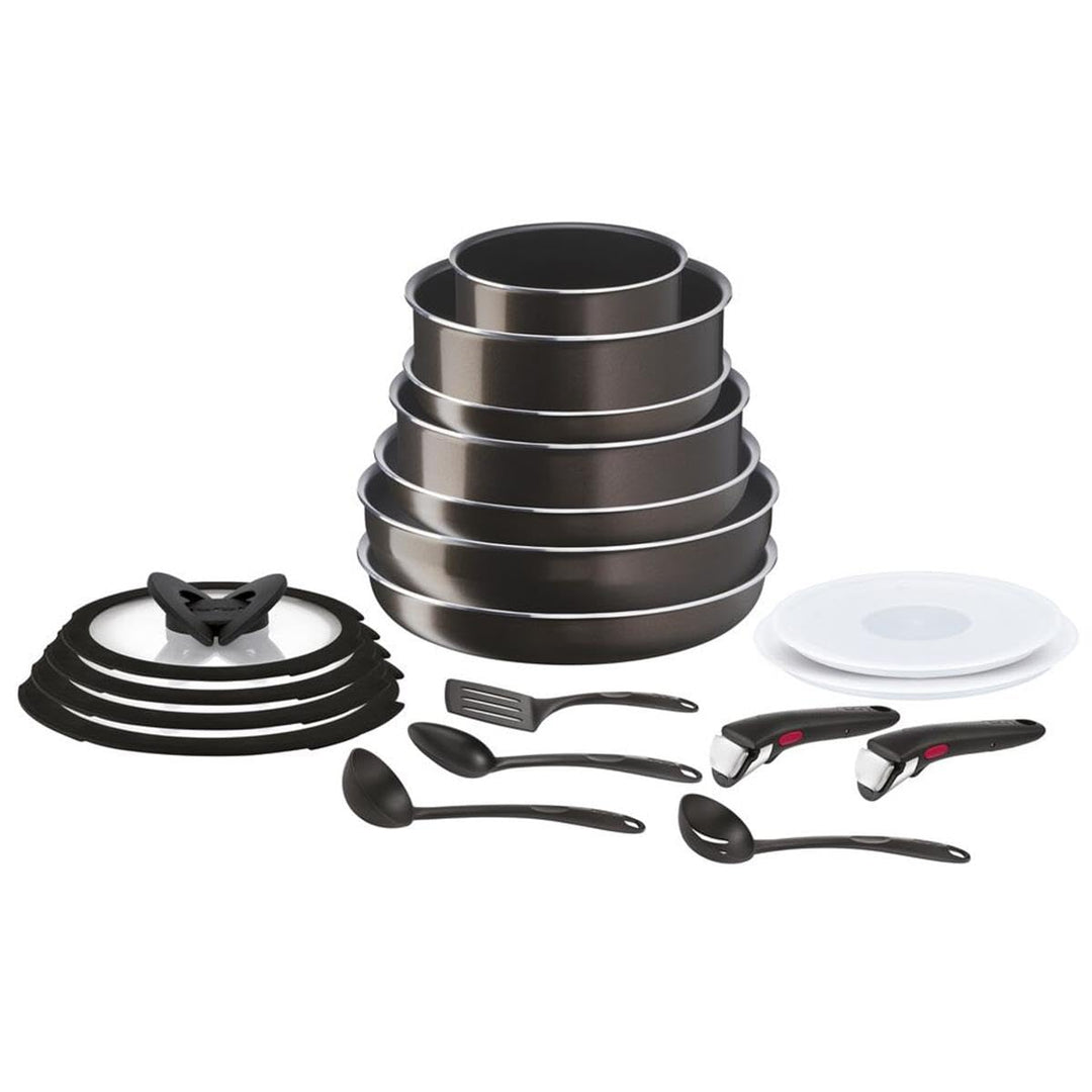 Tefal L15099 Ingenio Titanium 2X XL Intense Maxi Pfannen- und Topfset 19-teilig - 2100125500