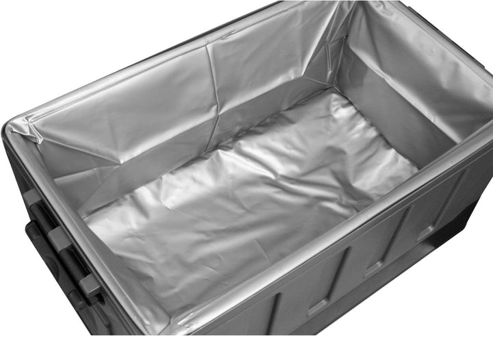 FTM Klappbox mit Sitz und Einlage - Sitzbox, Zubehörbox, Angeltruhe zum Forellenangeln