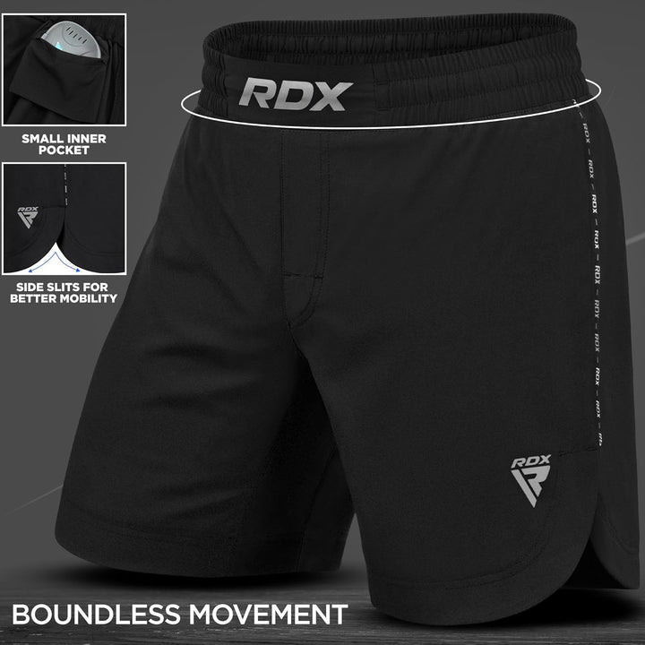RDX MMA Shorts Sporthose Herren Kurz, Kampfsport Boxen Trainingshose Männer, Kickboxen Muay Thai Box