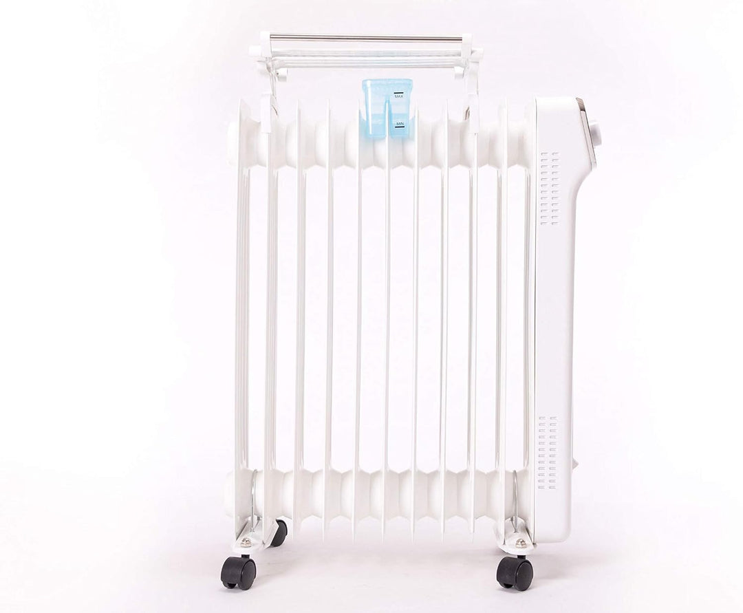 PURLINE HOTI OR2500 Öl-Heizkörper, 2500 W, 11 Elemente, Thermostat, 3 Leistungsstufen, Elektroheizun