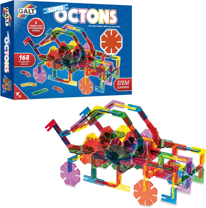 Galt Toys, Super Octons, Construction Toy, Ages 4 Years Plus