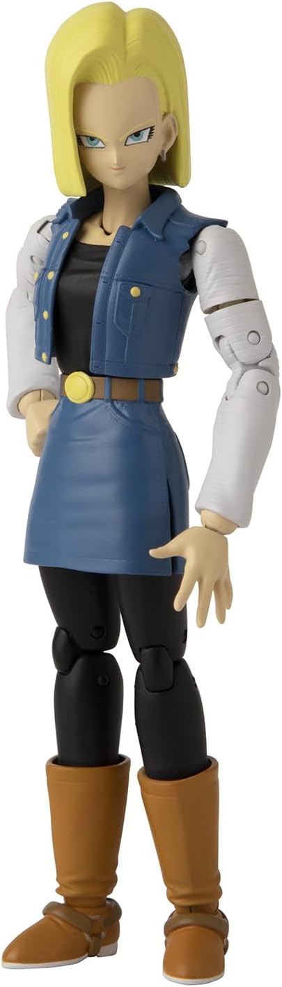 BANDAI - Dragon Ball Super - Figur Dragon Stars 17 cm - Android 18 - Offizielle Dragon Ball Lizenz -