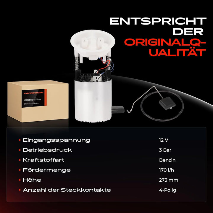 Kraftstoffpumpe Benzinpumpe für 3er E82 E88 135i E90 323i 325i 330i E92 E93 335i 2.5L 3.0L Benzin 20
