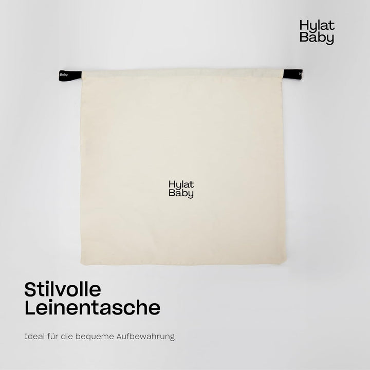 Hylat Baby Wickeltasche mit Wickelunterlage und Baumwolltasche - moderne Tasche für Windeln und Kind