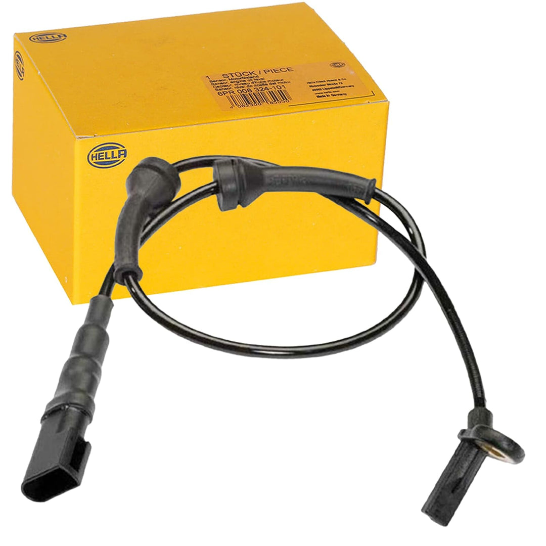 HELLA 6PU 009 106-681 Sensor, Raddrehzahl - 12V - Vorderachse beidseitig - Kabel: 560mm