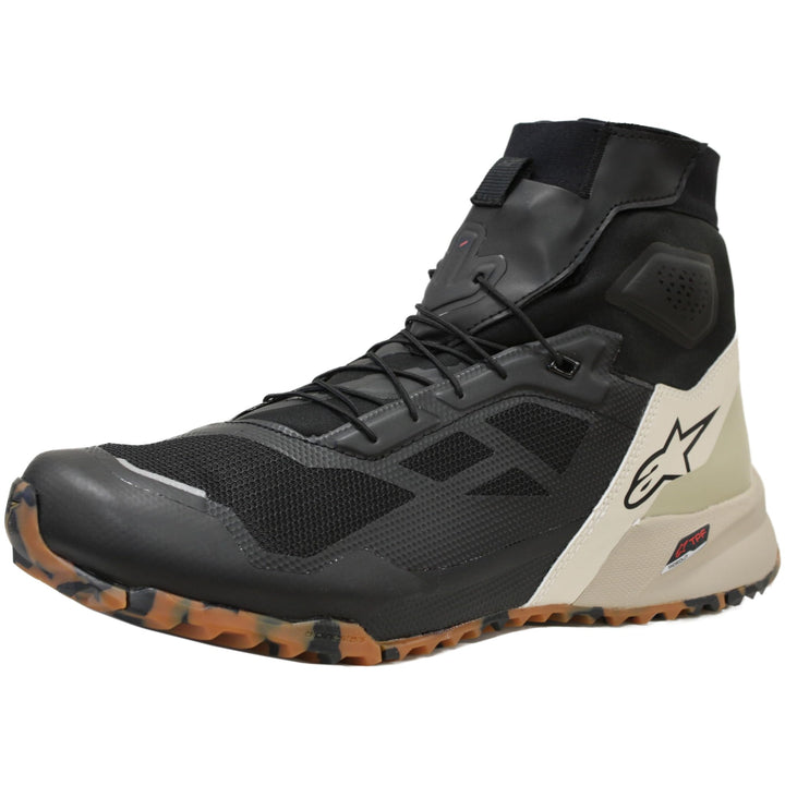 Alpinestars CR-1 Motorrad Schuhe, schwarz/braun, 11 (44) Schwarz Braun 44 EU, Schwarz Braun 44 EU