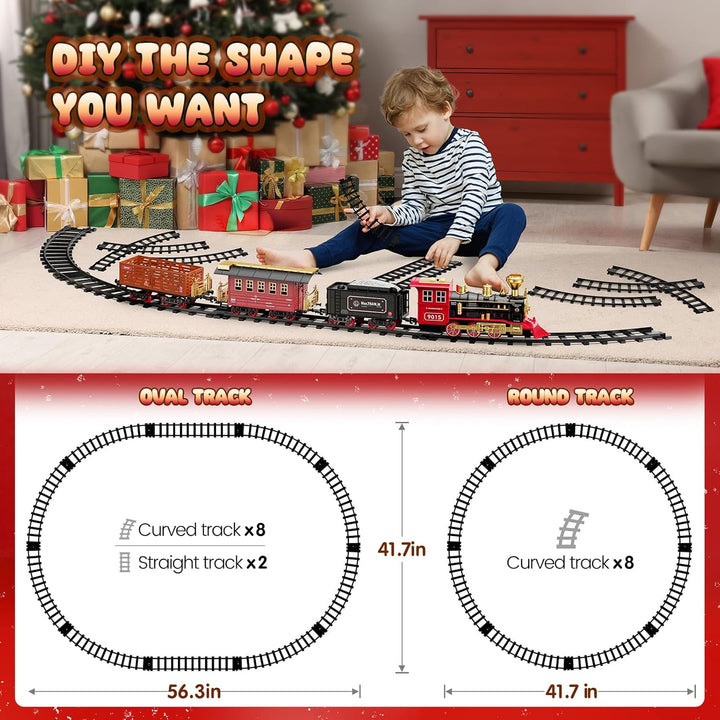 Hot Bee Zug Spielzeug, Eisenbahn Kinder Elektrisch, Weihnachtszug Elektrisch, Weihnachtszug um den B