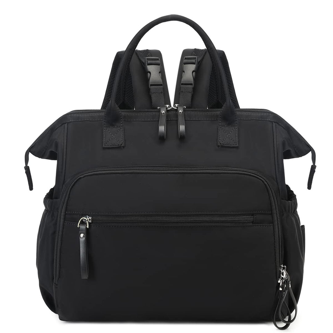 Wickeltasche mit grossem Fassungsvermögen, wasserabweisendes Nylon, 3-Wege-Reiserucksack und Schulte