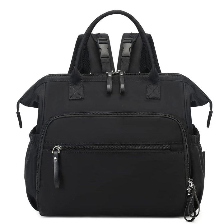 Wickeltasche mit grossem Fassungsvermögen, wasserabweisendes Nylon, 3-Wege-Reiserucksack und Schulte