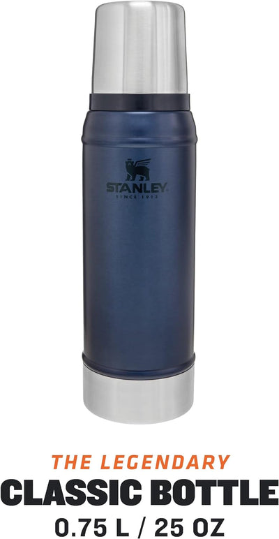 Stanley Classic Legendary Thermosflasche Edelstahl 750 ml - Thermos Hält 20 Stunden Heiss oder Kalt