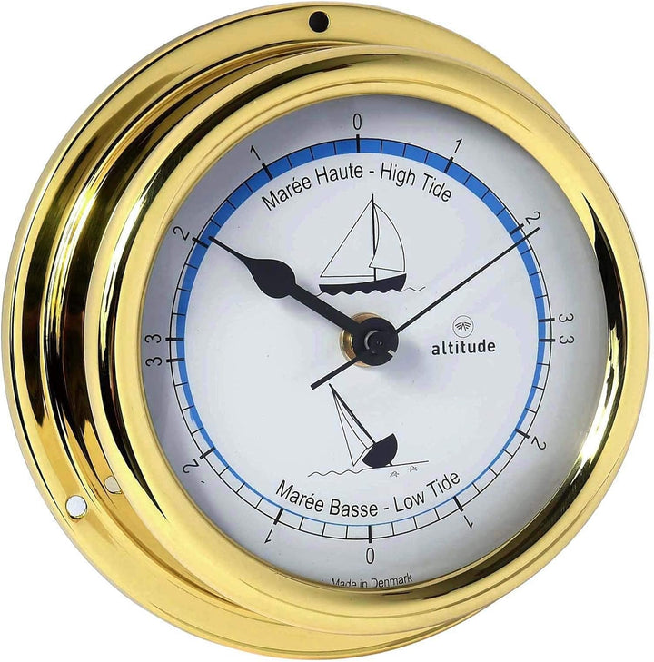 Delite 866im Altitude Schiffsuhr Tidenuhr Messing B x H: 150 mm x 42 mm