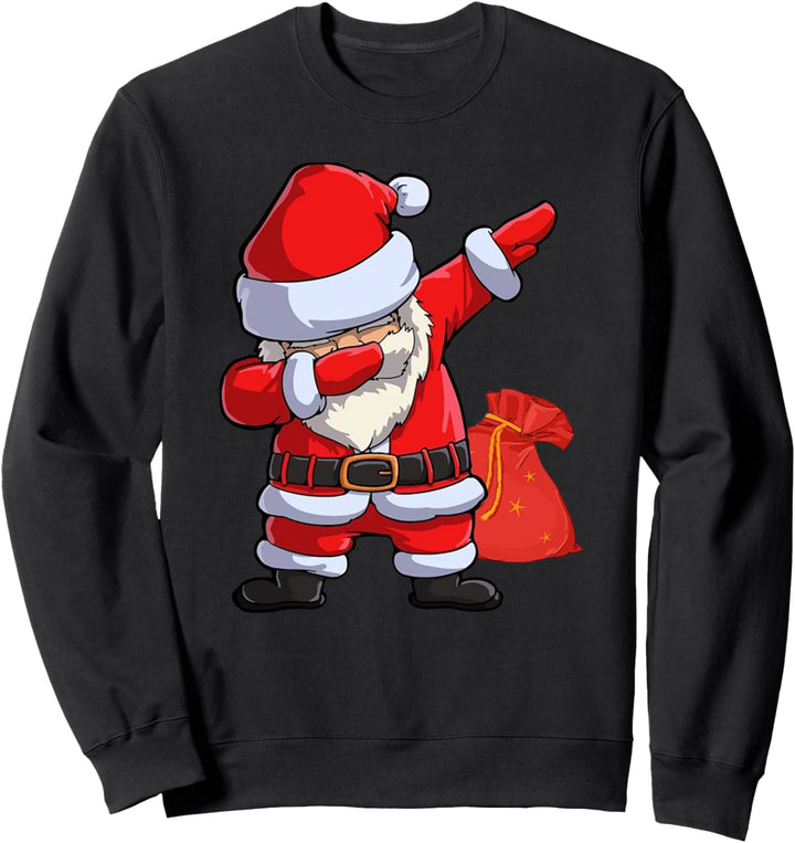 Dabbing Weihnachtsmann Lustiges Weihnachten Dab Geschenke Sweatshirt