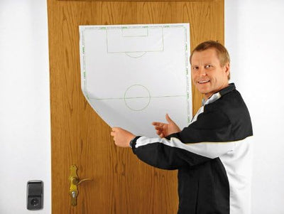 OUZIGRT Taktifol Fussball Set Rolle mit 25 Blatt inkl. Tasche und Zubehör