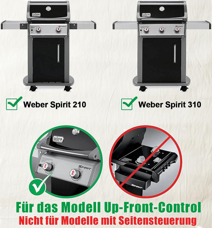 MGiessca Ersatzteile für Weber Spirit I&II 300 Grill,Zubehör für Weber Spirit E310 E320 E330 SP310 (