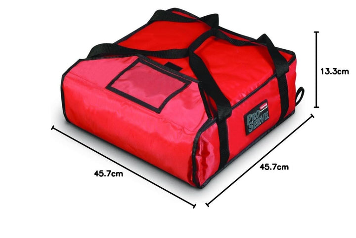 Rubbermaid Commercial Products FG9F3500RED Professional Pizzatasche, klein, Rot Lieferbeutel S, Lief