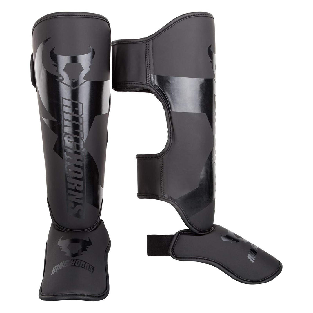 Ringhorns Charger Schienbeinschutz Schwarz/Schwarz XL, Schwarz/Schwarz XL