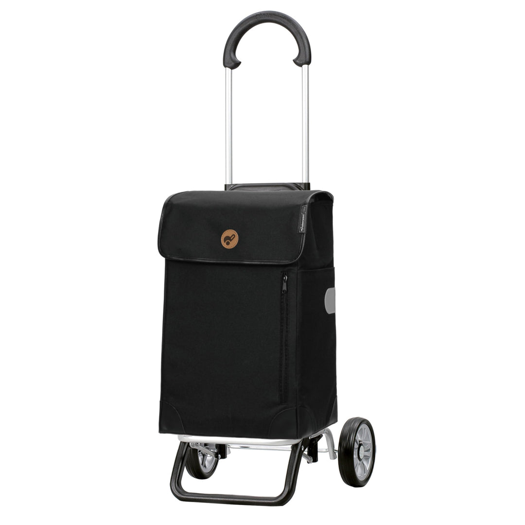 ANDERSEN Einkaufstrolley - Scala Shopper Plus Weda schwarz 36 L Handwagen, langlebig, Tasche abnehmb