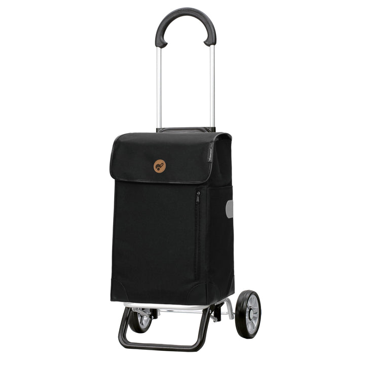 ANDERSEN Einkaufstrolley - Scala Shopper Plus Weda schwarz 36 L Handwagen, langlebig, Tasche abnehmb