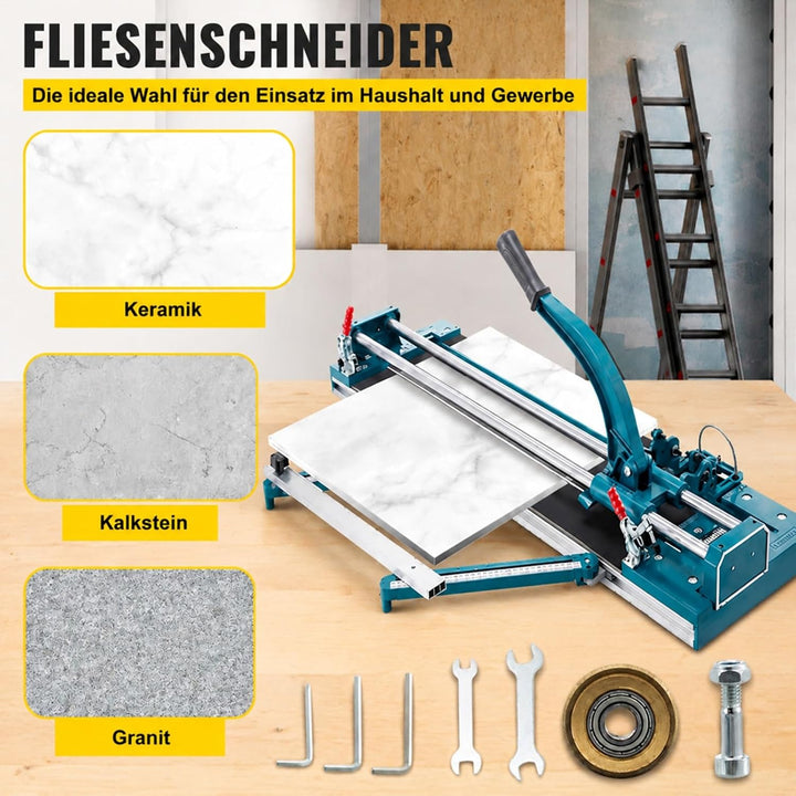 Manueller Fliesenschneider mit Aluminiumrahmen für Boden und Wandfliesen