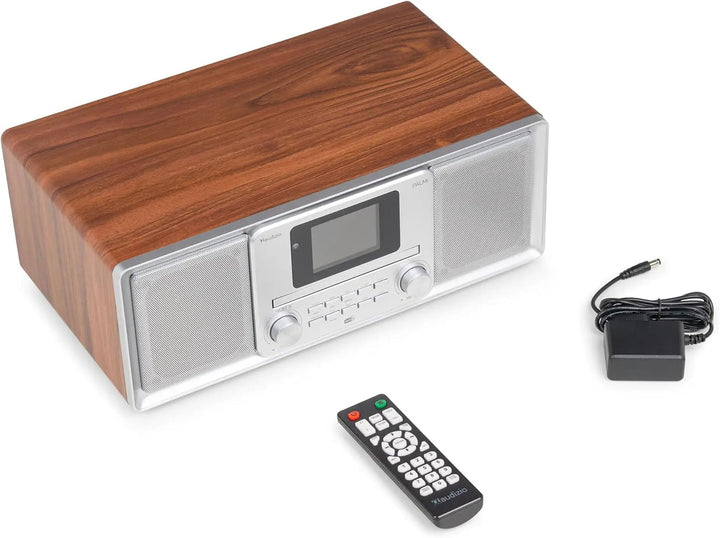 Audizio Palmi - DAB Radio mit CD Player - 60 Watt Stereoanlage mit Bluetooth 5.0, USB &amp; Equalizer, W