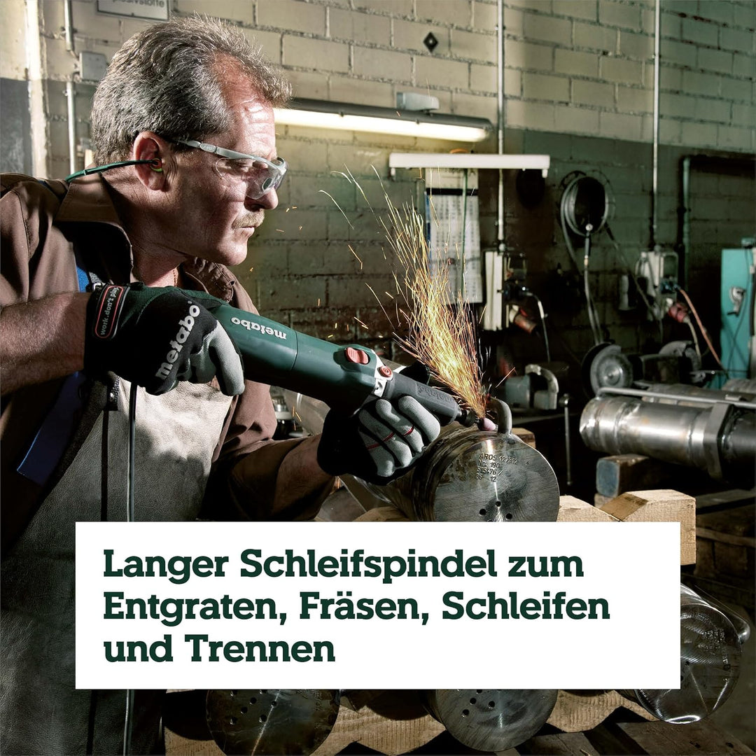 Metabo Geradschleifer GE 710 Plus (600616000) Karton, Leerlaufdrehzahl: 10000 - 30500 /min, Nennaufn