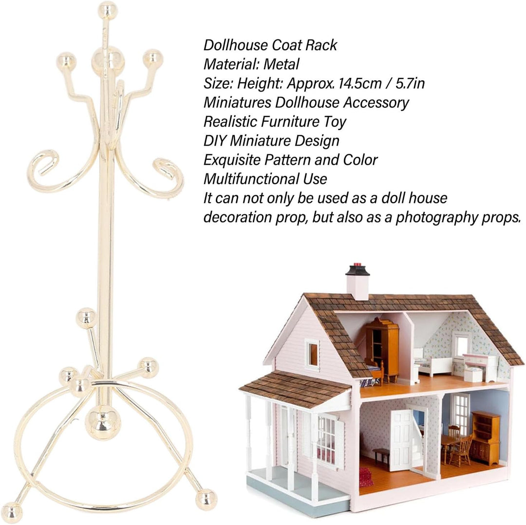 1:12 Massstab Puppenhaus Garderobe Miniatur Puppenhaus Hut Garderobe Realistische Miniatur Halle Möb
