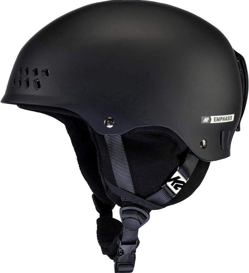 K2 Damen Emphasis Skihelm/Snowboardhelm, Black, S (51-55cm)