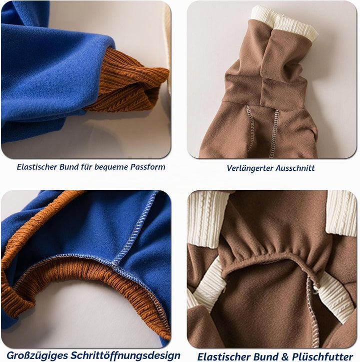 Windhund-Winterkleidung, elastisch, Whippet, vierbeinig, Fleece-Mantel, schlanker Hund, kaltes Wette