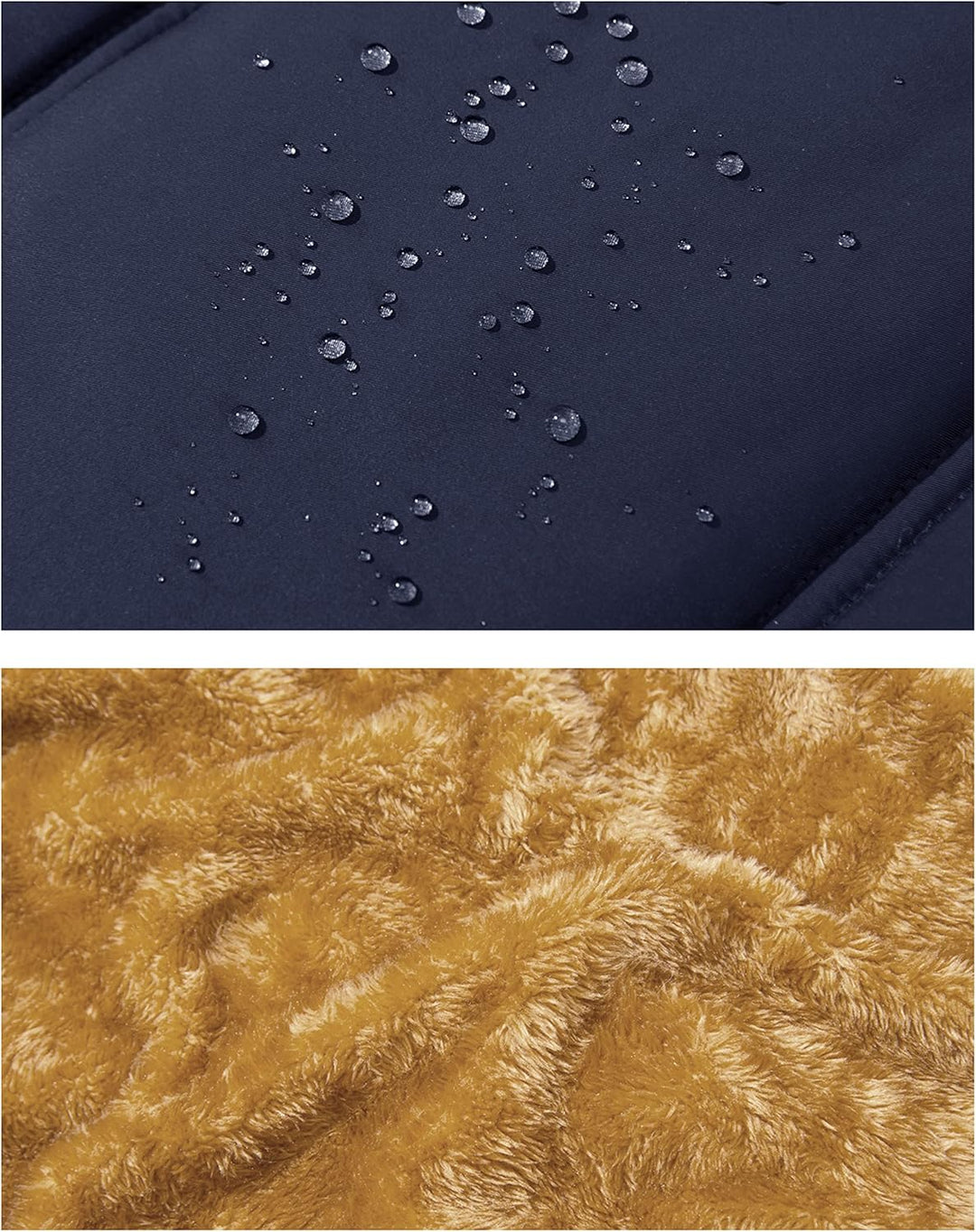 MAGCOMSEN Winterweste Herren Gefüttert Outdoor Weste Warme Fleeceweste Freizeit Ärmellos Jacke Therm